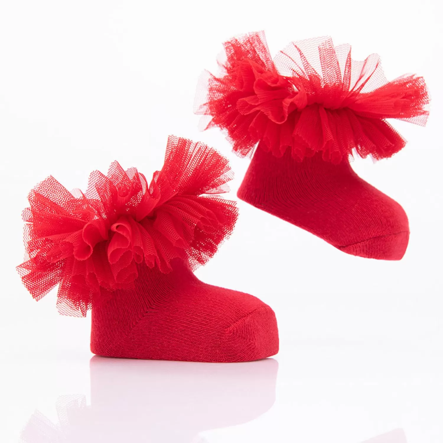Accessories^BANBLU Color 3Pc Tulle Frill Socks Set Multi